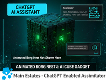 ChatGPT Enabled Assimilator - Animated Borg Nest and Cube Gadget [1]