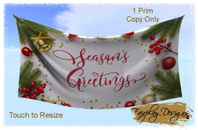 ~R~Season's Greetings Very Berry  Banner COPY