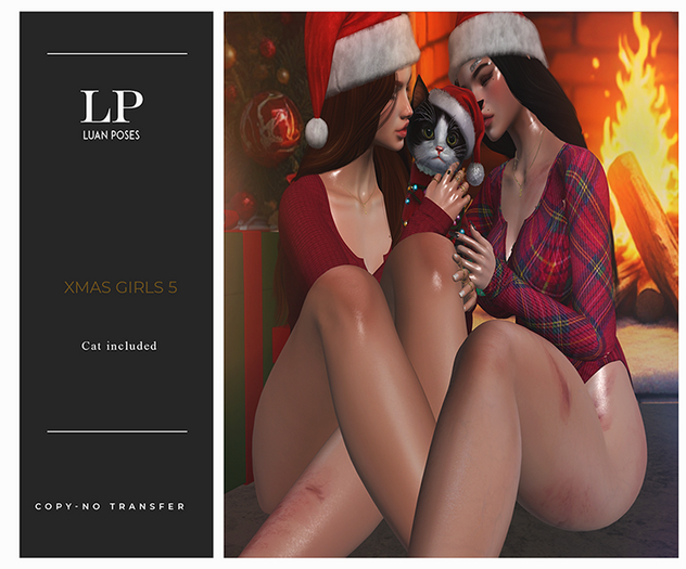 Luan Poses Xmas Girls 5