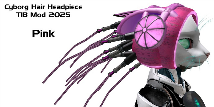 Cyborg Hair TIB Mod 2025 Pink