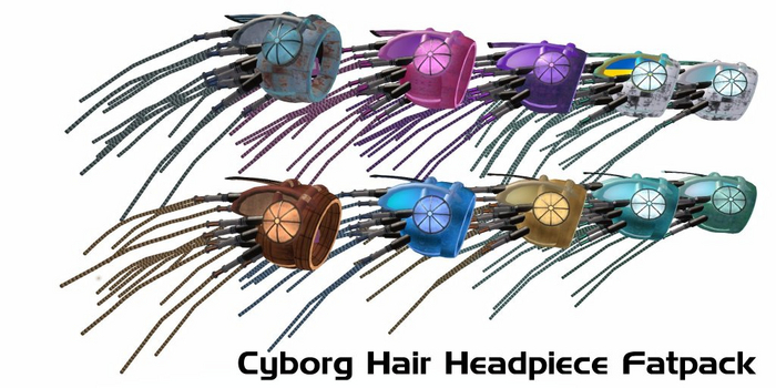 Cyborg Hair TIB Mod 2025 FatPack