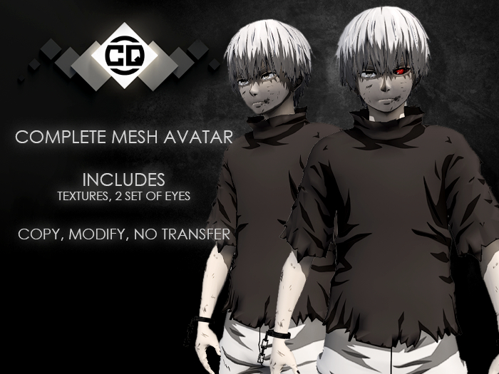 ◁.:CQ:. Kaneki Awakened Bento Avatar▷