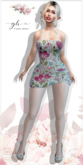 {GH} Vento di Seta – Pink & Green Winter Edition Mini Dress (LaraX, Legacy, ReBorn, Waifu, NHumanna) ♥