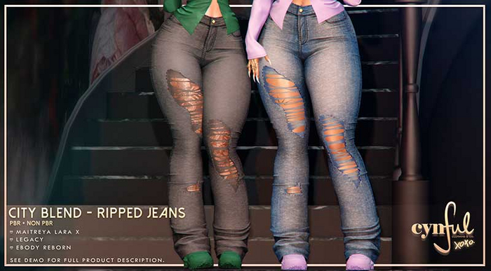 Cynful City Blend - Ripped Jeans - Fatpack