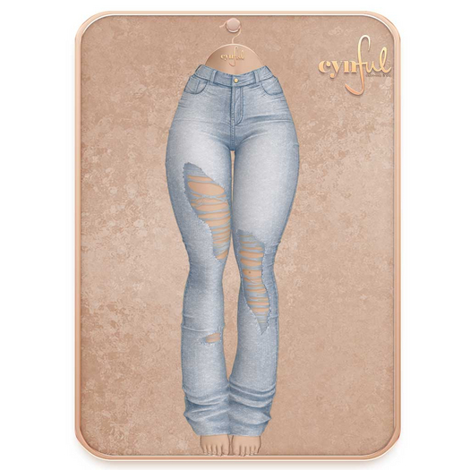 Cynful City Blend - Ripped Jeans - Cloud