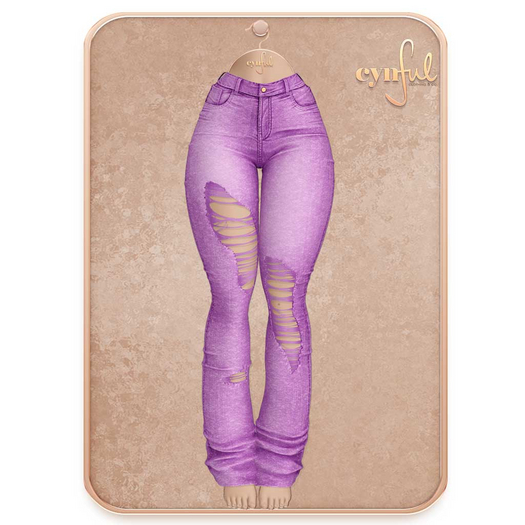 Cynful City Blend - Ripped Jeans - Lilac