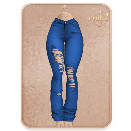 Cynful City Blend - Ripped Jeans - Navy