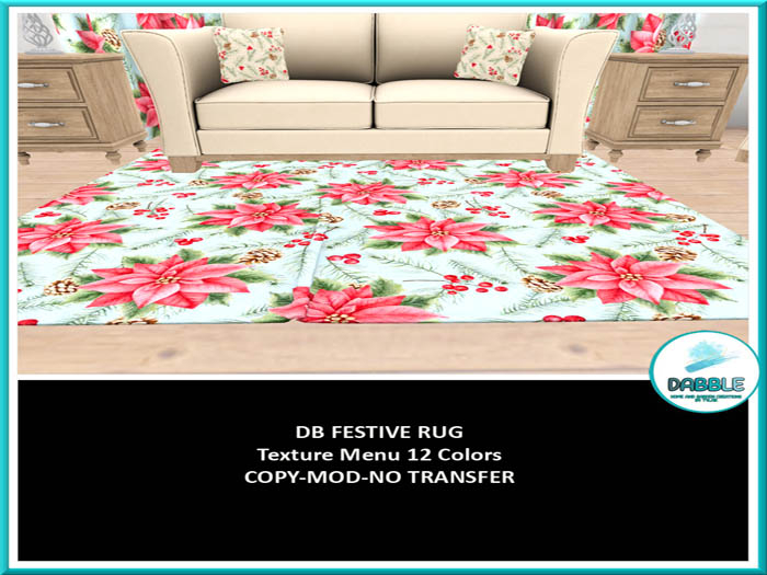 DB FESTIVE RUG  ADD ME
