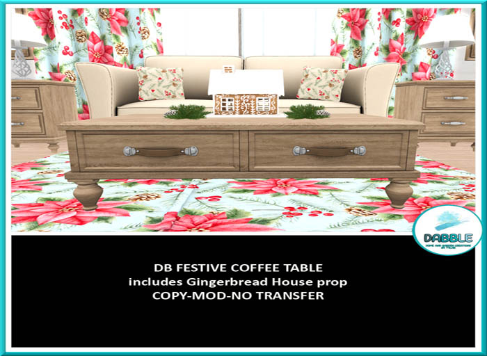 DB FESTIVE COFFEE TABLE  ADD ME