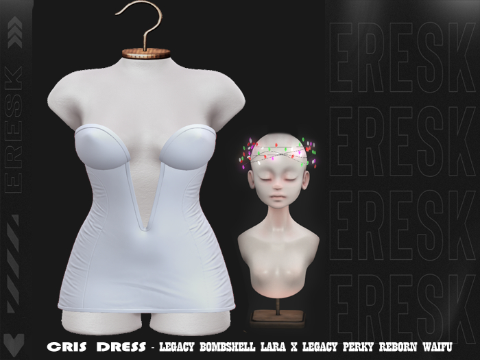 Eresk : Cris Dress  white (ADD)