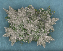 Rustic Winter Leaves Framed 3LI