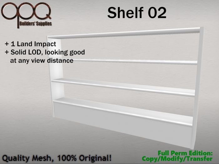 Full Perm 1 LI Shelf - OPQ Shelf 02