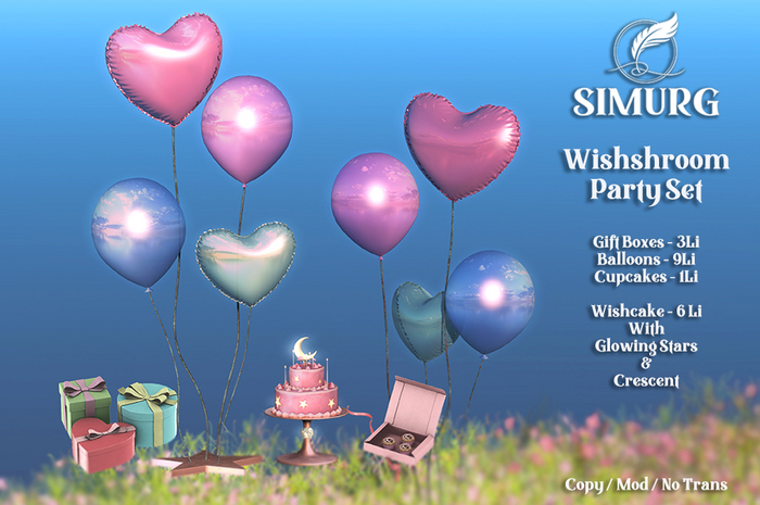 Simurg - Wishshroom - Party Set