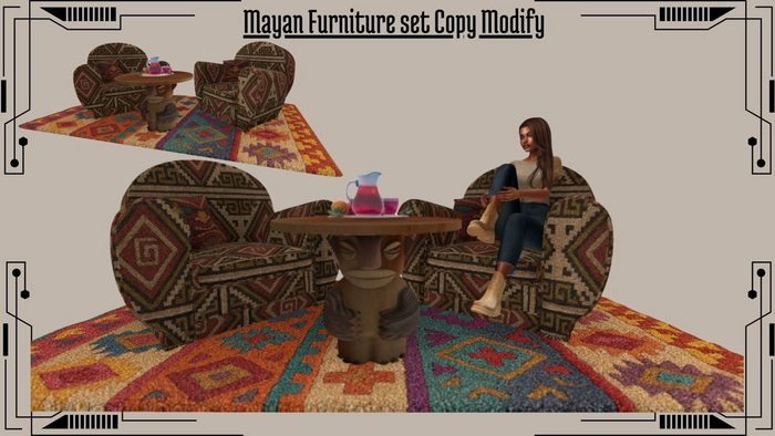 Mayan Furniture set Copy Modify