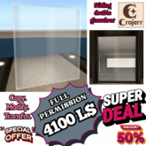 GlideView Sliding Double Glass Door – Full Perm Modern Entry Set