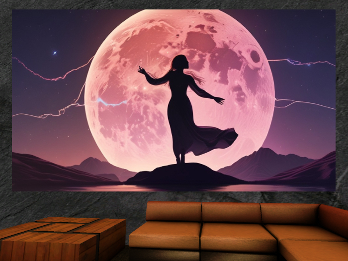 Modern Wall Canvas Artwork – Cinematic Realistic Decor for Second Life [282]