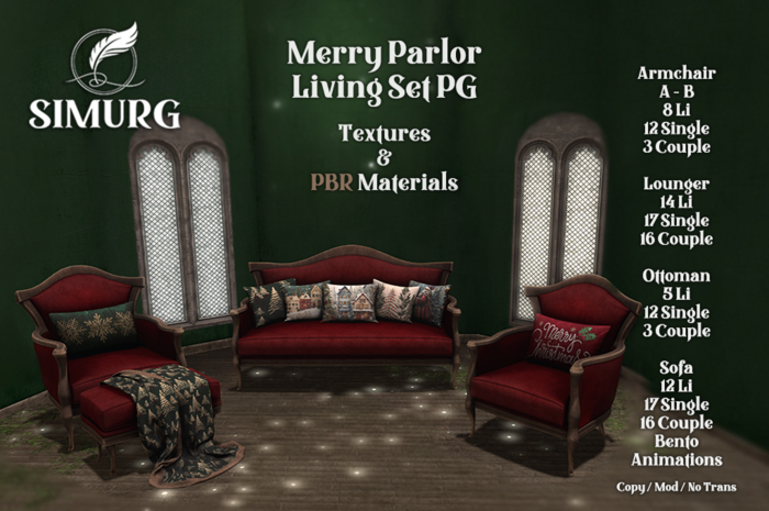 Simurg - Merry Parlor - Living Set PG