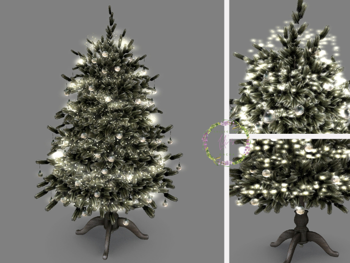 1){anc} tree for two / christmas tree (25) RARE