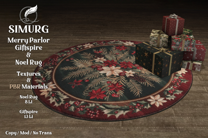 Simurg - Merry Parlor - Giftspire & Noel Rug