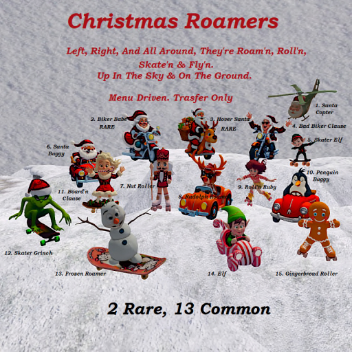 3. Hover Santa  - Christmas Roamers - UTD - RARE
