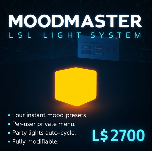 MoodMaster LSL Light System – Interactive Multi-Preset Mood Controller (Copy/Mod)