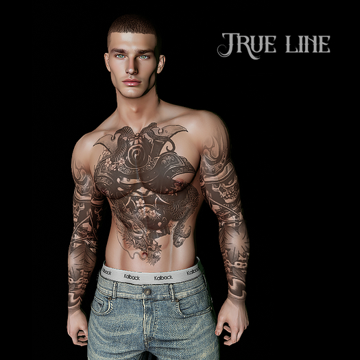 True Line SAMURAI tattoo ( BOM )