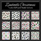 *Wallflowers* Zendoodle Christmas