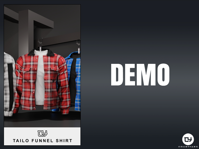 '' COURTYARD '' TAILO FUNNEL SHIRT - DEMO