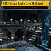 PBR Fantasy Castle Cave XL (Snow)