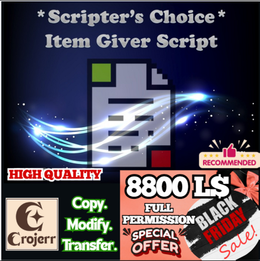 SC Full Perm Smart Item Giver Script
