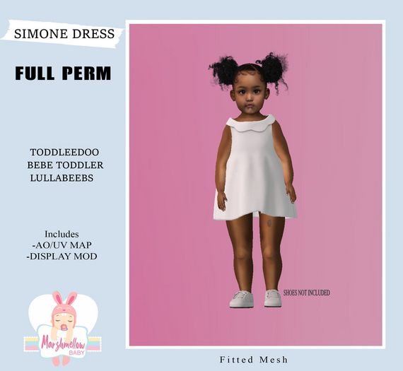 *MB* Full perm Simone Dress (TD,BBT,LB)