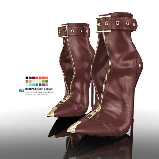 [Gos] Xandra Slash Booties - Boutique Collection