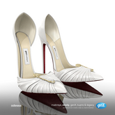 [Gos] Odessa Safety-Pin Pumps - White