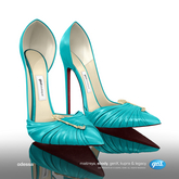 [Gos] Odessa Safety-Pin Pumps - Viridian Green