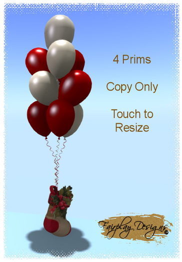 ~R~ Christmas Stocking Balloons - COPY