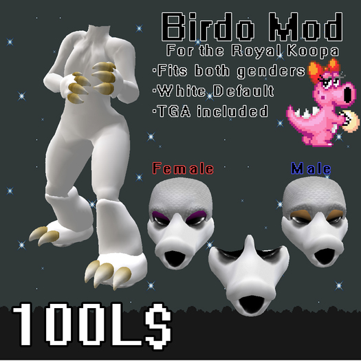 Birdo Mod for Koopa