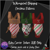 WD Baby Carrier Christmas Patterns