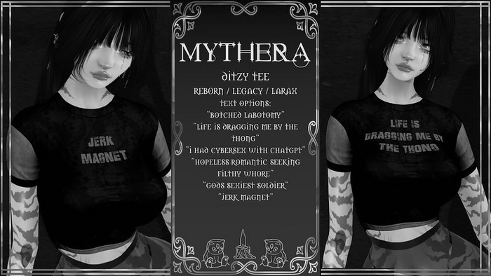 Mythera - Ditzy Tee DEMO