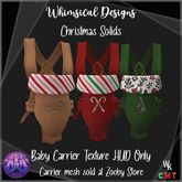 WD Baby Carrier Christmas Solids