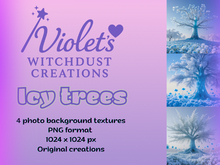 Icy trees Backgrounds