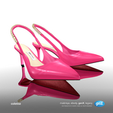 [Gos] Colette Kitten Heels - Raspberry