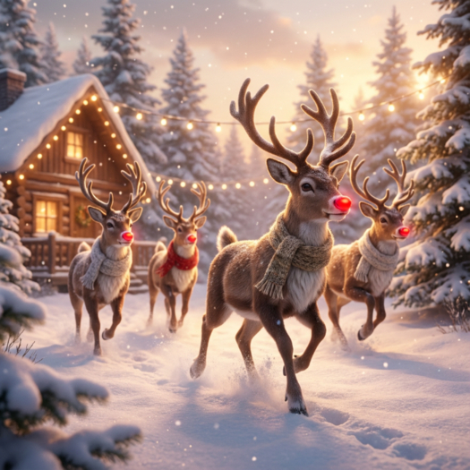 Reindeer 2025 Texture