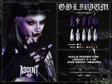 ASCENT - Oblivium Nails FATPACK*