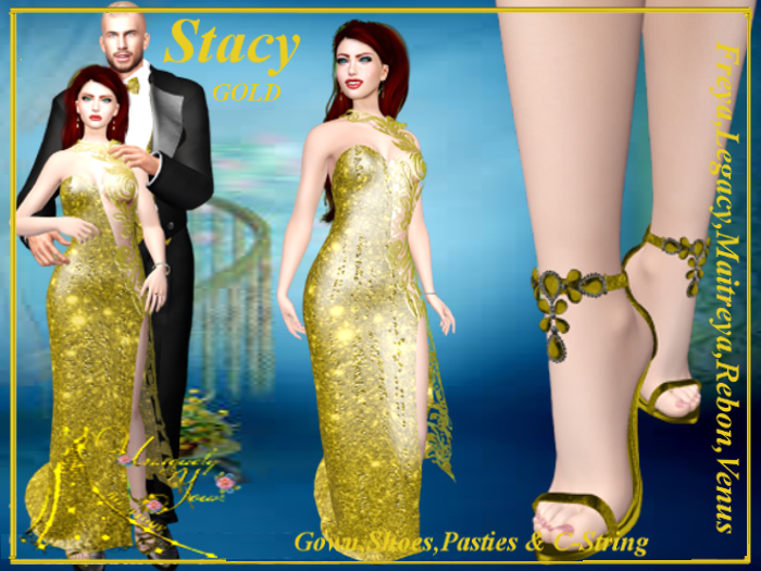 UY - STACY COLLECTION - GOLD FULL VENDOR ART FREYA, LEGACY, MAITREYA, REBORN, VENUS