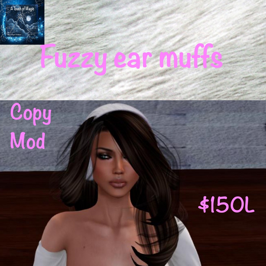 Fuzzy ear muffs - BOX