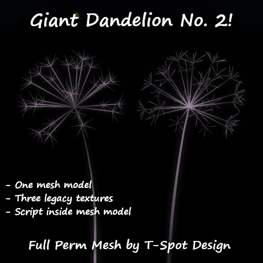 T-Spot Mesh - Giant Dandelion No. 2 - FP - LI=1.7