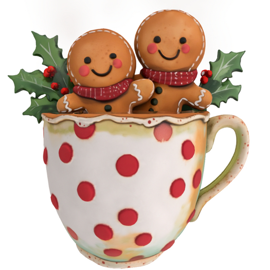 GINGERBREAD COCOA SIPPER MUG (ADD)