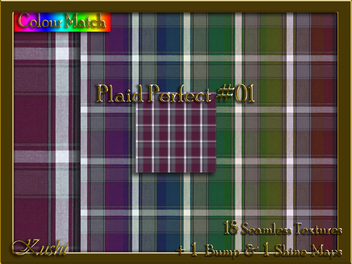 Plaid Perfect #01 Texture Pack