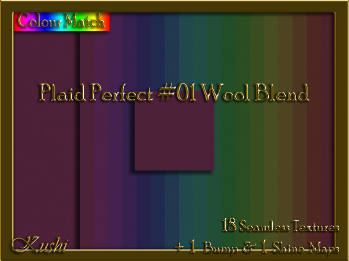 Plaid Perfect #01 WOOL BLEND Texture Pack