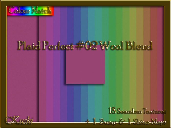 Plaid Perfect #02 WOOL BLEND Texture Pack
